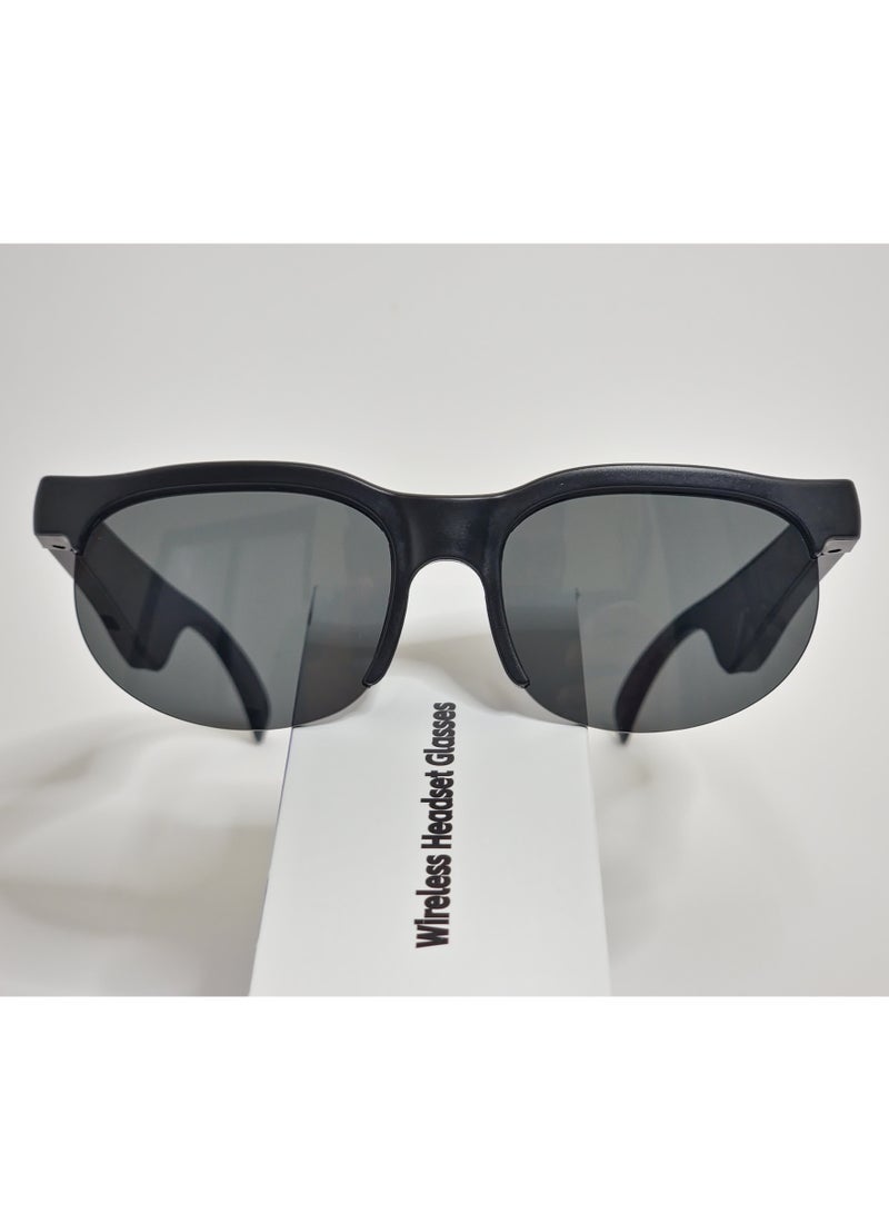 ELTRAZONE XG88 Pro Smart Sunglasses: Bluetooth Earphones, Open-Ear Sound, Intelligent Call Assistant, Music, Universal Compatibility, Perfect for Outdoor Running & Cycling - Black  - Image 4