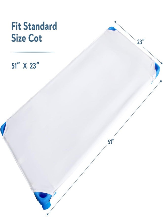 Magik & Kover طقم شراشف سرير للأطفال في مرحلة ما قبل المدرسة - 2 قطعة، 23" × 51"، شراشف نوم مصنوعة من الألياف الدقيقة القابلة للتنفس للأولاد والبنات - Image 4