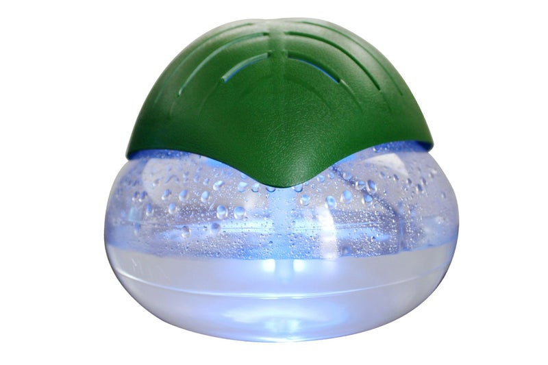 EcoGecko Green Leaf Air Revitalizer, Air Freshener, Room Aromatizer, Aroma and Essential Oil Diffuser with 10ML Lavender Oil - Image 1
