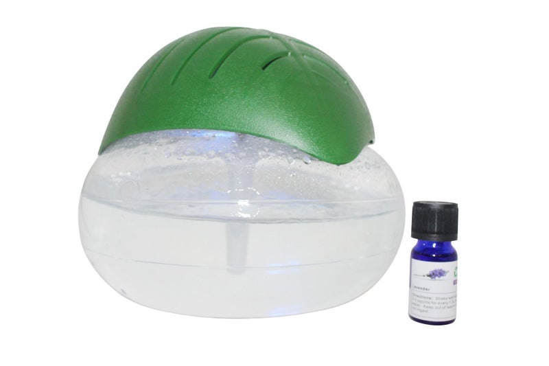 EcoGecko Green Leaf Air Revitalizer, Air Freshener, Room Aromatizer, Aroma and Essential Oil Diffuser with 10ML Lavender Oil - Image 4