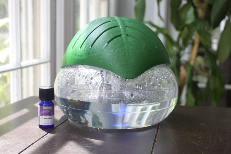 EcoGecko Green Leaf Air Revitalizer, Air Freshener, Room Aromatizer, Aroma and Essential Oil Diffuser with 10ML Lavender Oil - Image 5