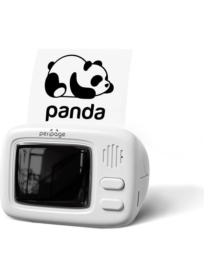 Peripage A2 Mini Thermal Printer - Wireless BT Pocket Label Maker, Versatile Photo, Memo, and QR Code Printing - Portable, Eco-Friendly, Compatible with iOS & Android, Includes Thermal Paper Roll - Image 1
