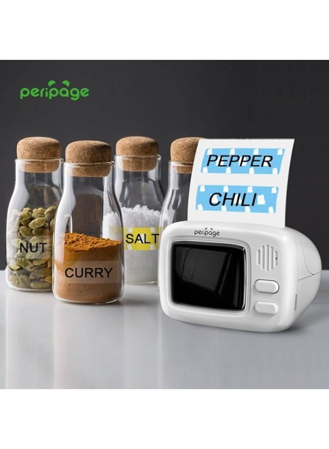 Peripage A2 Mini Thermal Printer - Wireless BT Pocket Label Maker, Versatile Photo, Memo, and QR Code Printing - Portable, Eco-Friendly, Compatible with iOS & Android, Includes Thermal Paper Roll - Image 3