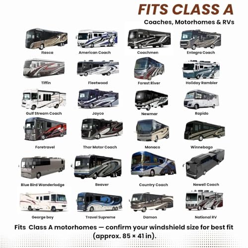KINDER FLUFF Windshield Sun Shade fits RV ClassA Certified 9987 UVB 9902 UVA Protection Sun Shade Award Winning Sunshade for Car Windshield with Patented Technology Car Window Shades by Kinder Fluff - Image 3