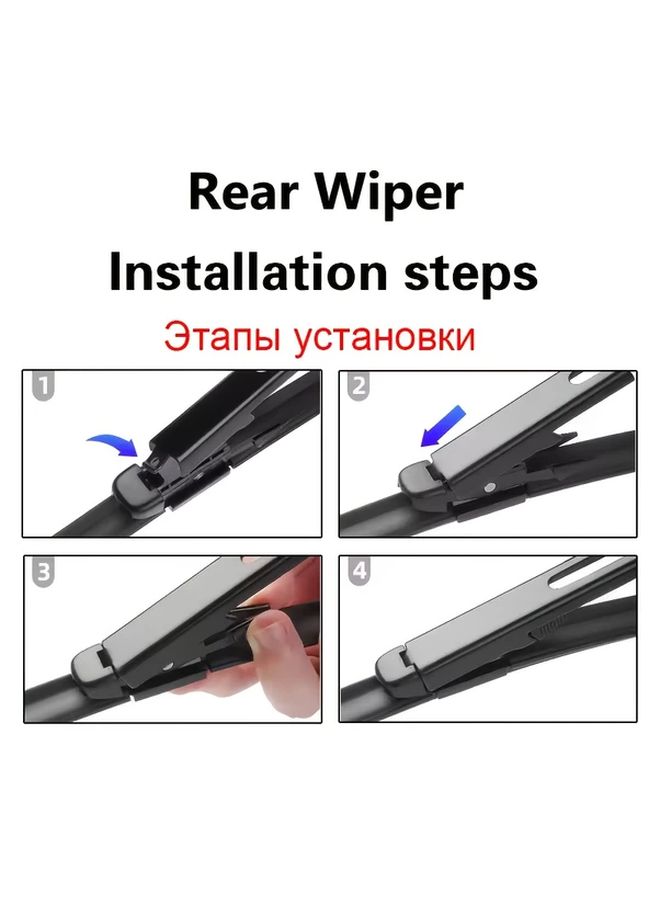 Frameless Wiper Set 3 Pcs 22 22 12 Inches For Front And Rear Windows - Image 5