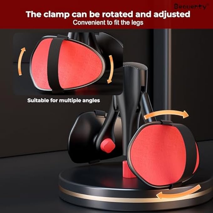 rayihni Thigh Master 7-45Kg Adjustable Resistance, Inner Thigh Exerciser With Leg Straps & 360° Rotating Pads，Home Gym Workout Equipment For Women & Men - Image 4