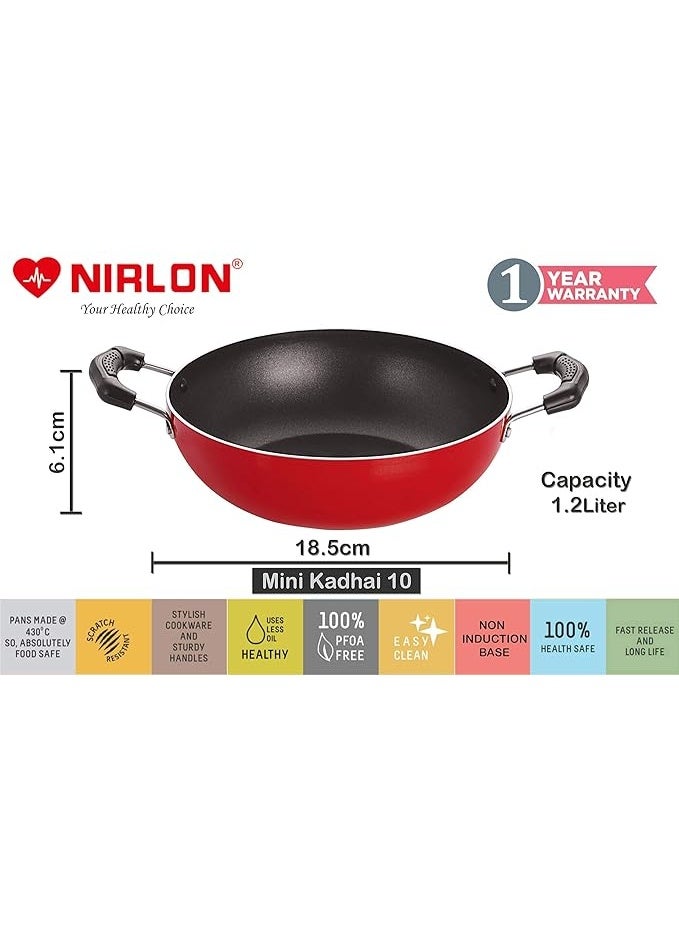 Nirlon Aluminium Non Stick Kitchen Cooking set - Image 3