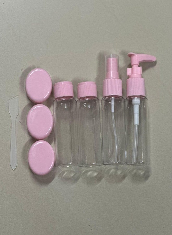 Ruby Face Rubyface Travel Bottles Kit Travel Cosmetics Bottles Set, 7 Pcs Set Portable Multipurpose Cosmetics Toiletries Travel Refillable Bottles - for Storing Shampoo, Gel, Cream Jars, Lotion Dispenser - Image 2