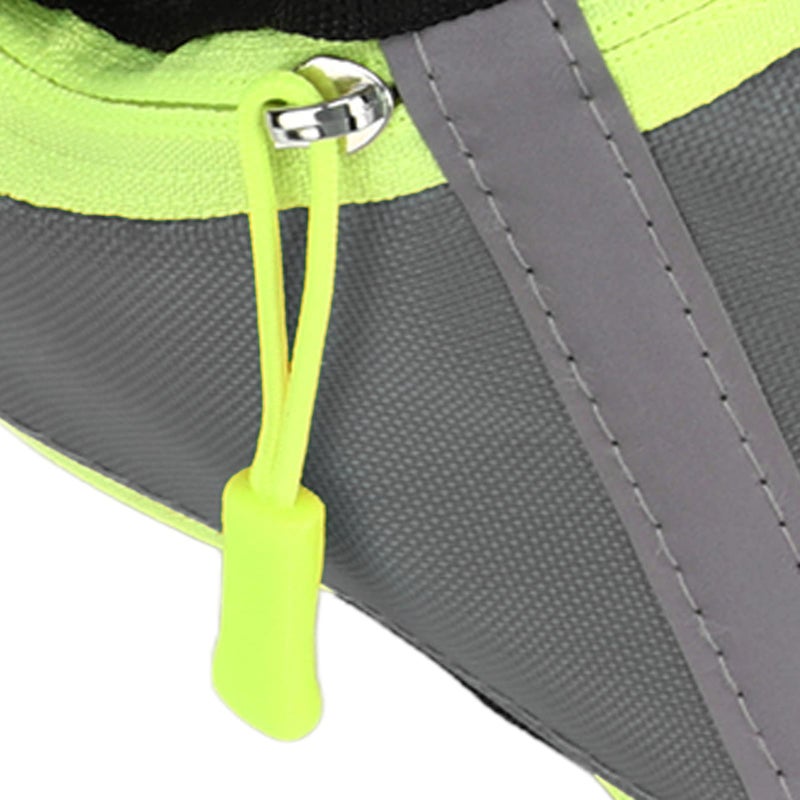 Gray Waterproof Ultrathin Waist Pack 2 Pcs Reflective Sports Fanny Pack For Running Hiking Travel - Image 3
