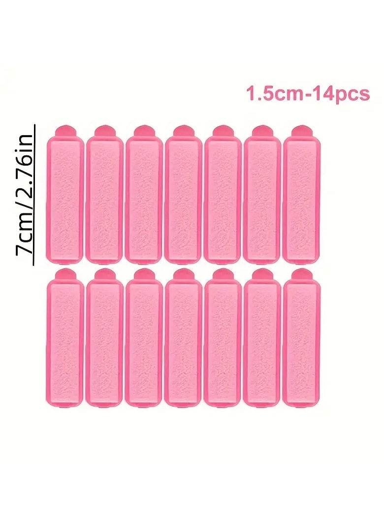 ORiTi 12pcs Flexible Foam Hair Rollers For Comfortable Sleeping, Easy Hair Styling And Curling, Pink Sponge Curlers For Hairdressing Hair Styling - Image 4