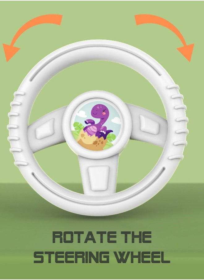 GROIC Electric Dinosaur Grasping Game Steering wheel Toy for Kids, Ball Catching Machine Game Puzzle Parent-Child Interactive Educational Toys Preschool Learning  for Boys Girls  - Image 5
