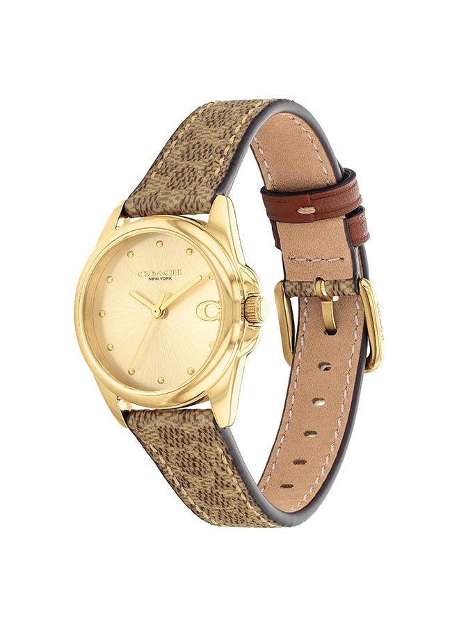 COACH Women Analog Round Shape Leather Wrist Watch 28 mm - Image 2