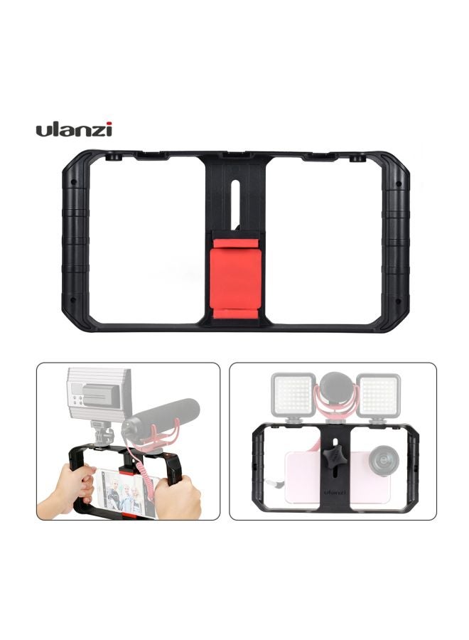 يولانزي مسند تثبيت الهواتف الذكية برو 3 شوز بتصميم حلقة على شكل حرف U أسود/أحمر - Image 4