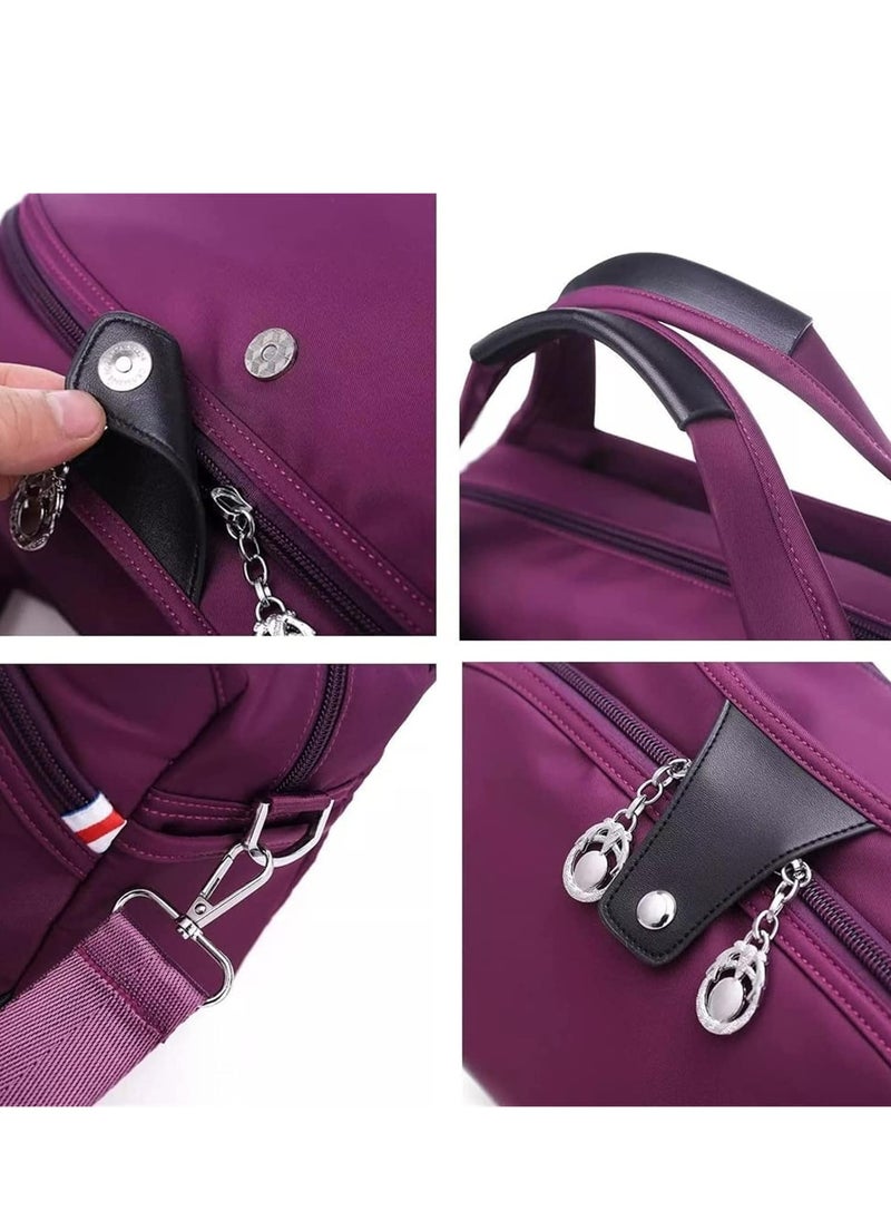 Generic - Ladies handbags Large-capacity Waterproof Anti-theft Women's Fashion Handbag, Oxford Cloth Travel Daypack, Multi Zipper Pockets Crossbody Shoulder Bag - Image 1