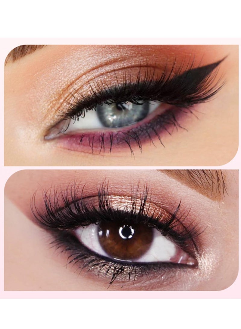 Excefore Eyelash Extension, Individual Lashes Kit, Cluster Lashes, Natural Cluster Lashes, C Curl Faux Mink Eyelash Extensions - Image 3