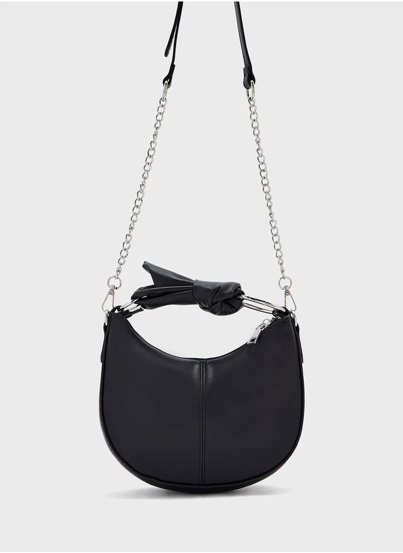 Ginger Bow Detail Satchel Bag