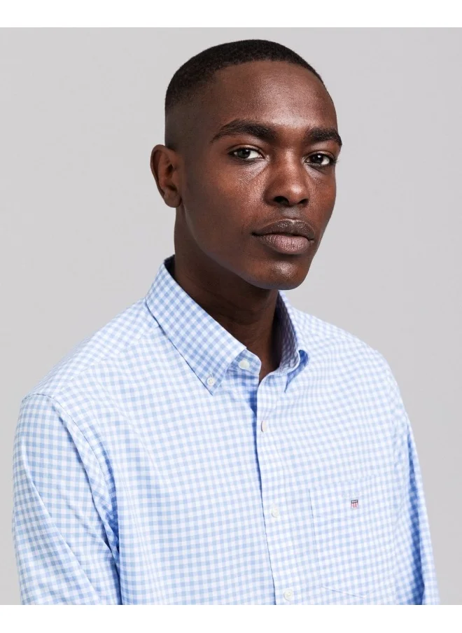 غانت Gant Regular Fit Gingham Broadcloth Shirt