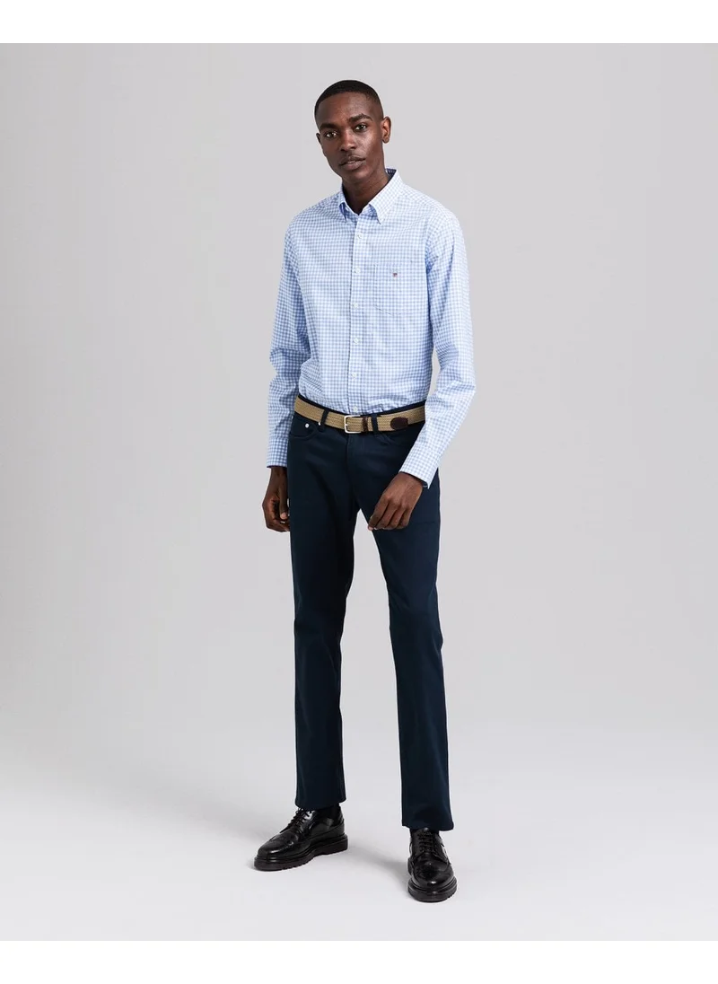 غانت Gant Regular Fit Gingham Broadcloth Shirt