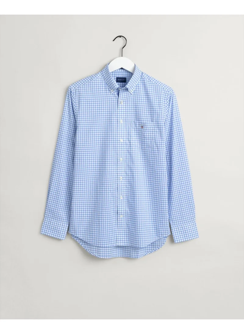 غانت Gant Regular Fit Gingham Broadcloth Shirt