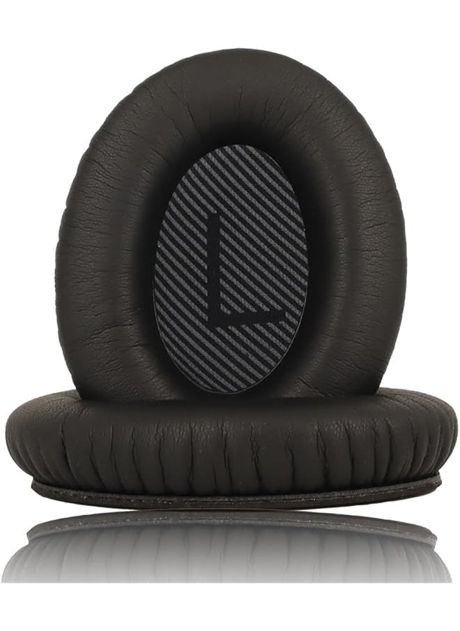 erorex Qc35 35Ii Earpad Cushions Replacement Pro M Professional Ear Pads Cups Compatible With Bose Quietcomfort 35 35 Ii Qc35 Qc35Ii Over Ear Headphones Black  - Image 2
