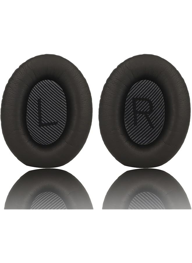 erorex Qc35 35Ii Earpad Cushions Replacement Pro M Professional Ear Pads Cups Compatible With Bose Quietcomfort 35 35 Ii Qc35 Qc35Ii Over Ear Headphones Black  - Image 3