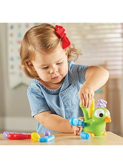 Learning Resources Fine Motor Peacock Pals Fine Motor Toddler Toy Sorting Set Set Of 5 Ages 18 Mos+  - Image 4