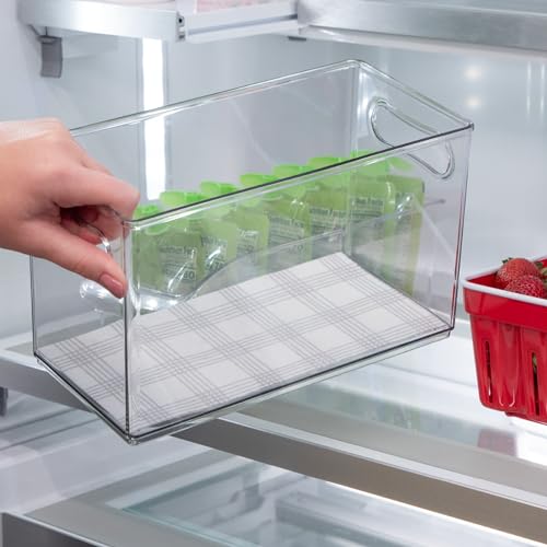 S&T INC. Fridge Liners, Shelf Liners for Kitchen Cabinets and Storage Bins, Non Adhesive Refrigerator Liners, Washable and Absorbent, 12 Inch x 24 Inch, Plaid, 5 Pack - Image 5