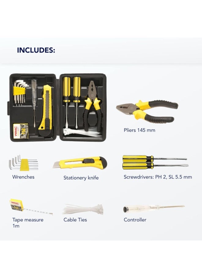 Generic Tools Set, Tools in the Box, including Wrenches, Pliers, Screwdriver Sets, Hammers, Tape Measures, etc. can be selected according to needs, very suitable for car, bicycle, motorcycle maintenance and family use  - Image 3