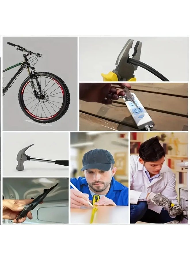 Generic Tools Set, Tools in the Box, including Wrenches, Pliers, Screwdriver Sets, Hammers, Tape Measures, etc. can be selected according to needs, very suitable for car, bicycle, motorcycle maintenance and family use  - Image 2