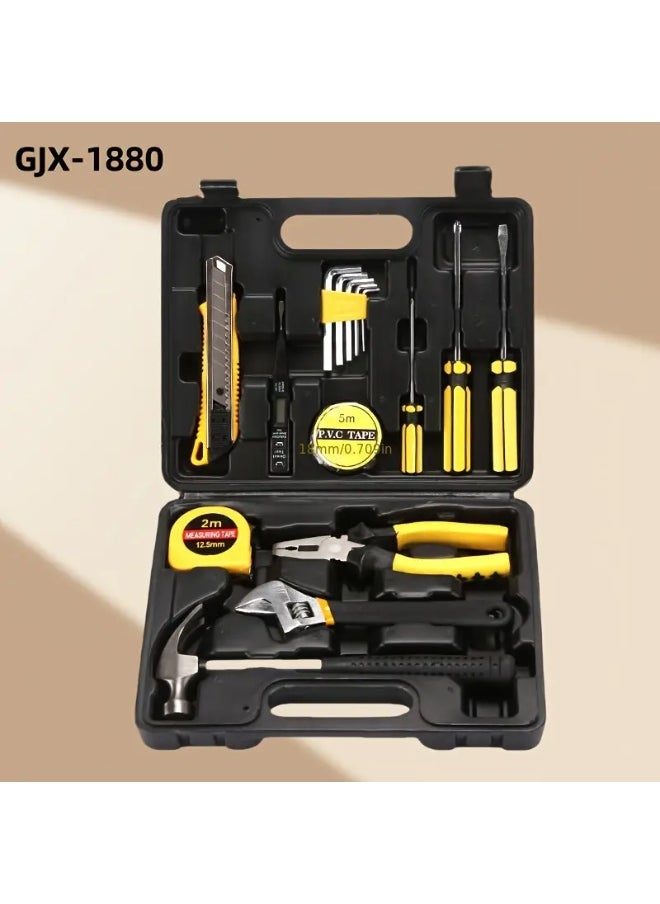 Generic Tools Set, Tools in the Box, including Wrenches, Pliers, Screwdriver Sets, Hammers, Tape Measures, etc. can be selected according to needs, very suitable for car, bicycle, motorcycle maintenance and family use  - Image 1
