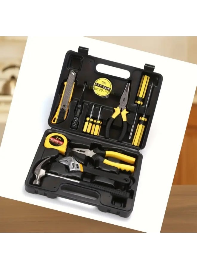 Tools Set, Tools in the Box, including Wrenches, Pliers, Screwdriver Sets, Hammers, Tape Measures, etc. can be selected according to needs, very suitable for car, bicycle, motorcycle maintenance and family use