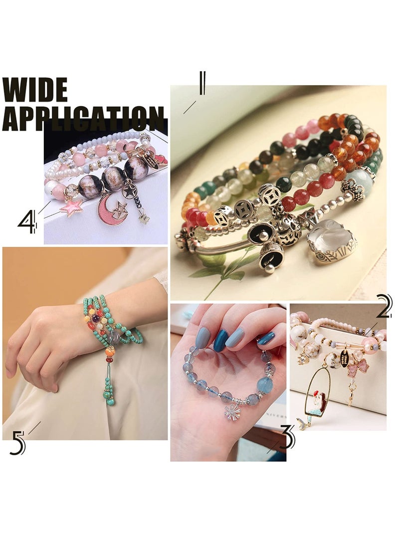 300pcs Antique Silver Spacer Beads for Jewelry Making, 6 Styles of Metal Alloy Tube Spacers, Flat Rondelle and Flower Design, Ideal for Bracelets Necklaces and Earrings Supplies - Image 4