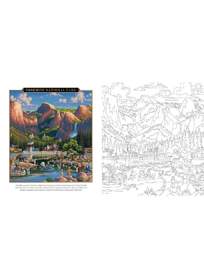 Eric Dowdle Coloring Book: National Parks: Color Famous Scenes from the National Parks in the  - Image 5