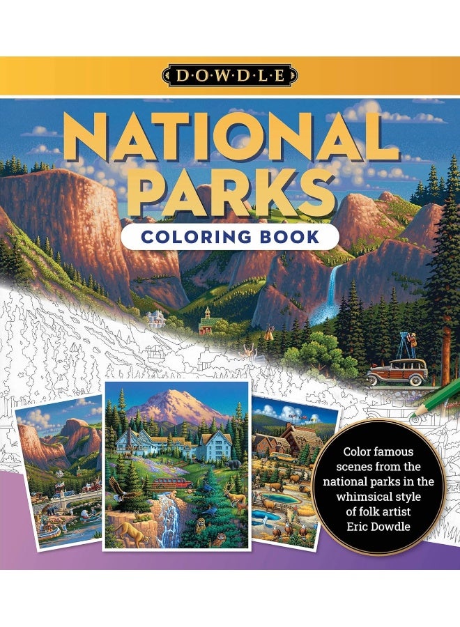 Eric Dowdle Coloring Book: National Parks: Color Famous Scenes from the National Parks in the  - Image 1