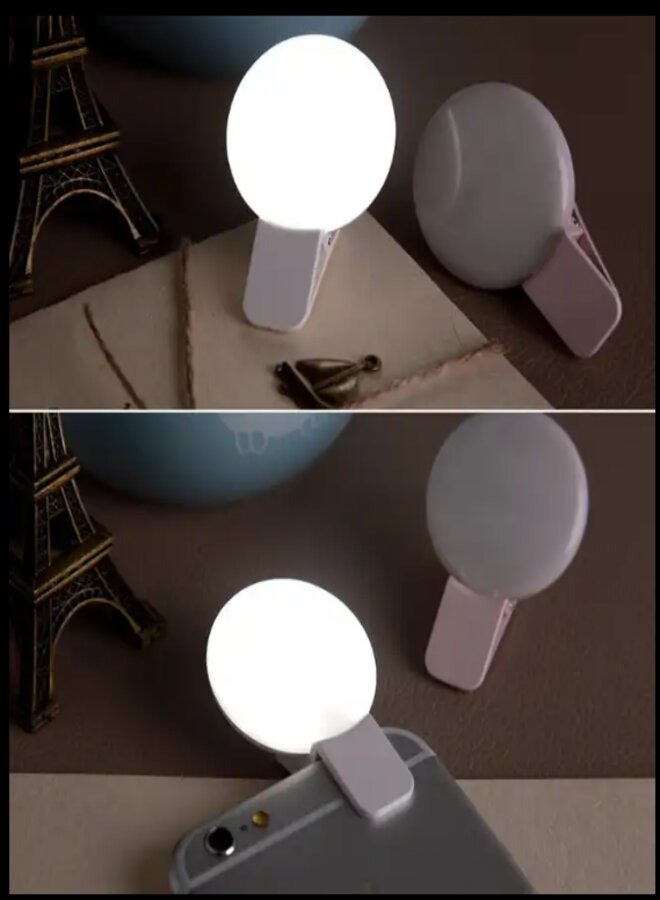 سيلفي Selfie Led Selfie Ring Light Clip On