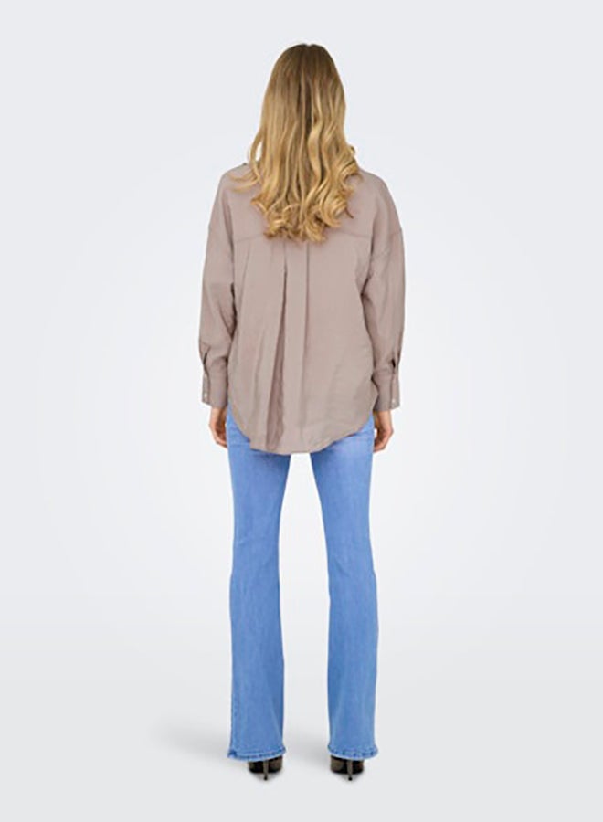 ONLY ONLY Womens Zazima Longsleeve Loose Shirt Woven  - Image 3