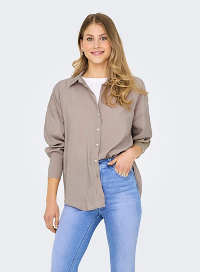 ONLY ONLY Womens Zazima Longsleeve Loose Shirt Woven  - Image 2