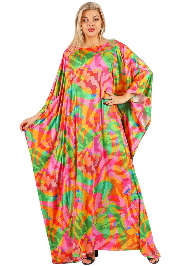 Zmurud Jersey Jalabiya- printed  - Image 2