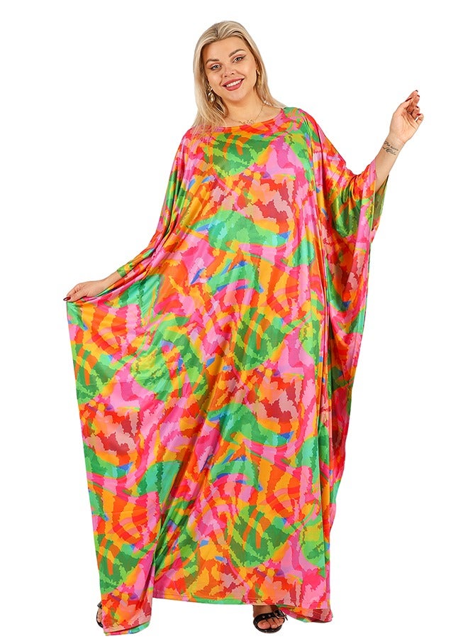 Zmurud Jersey Jalabiya- printed  - Image 3