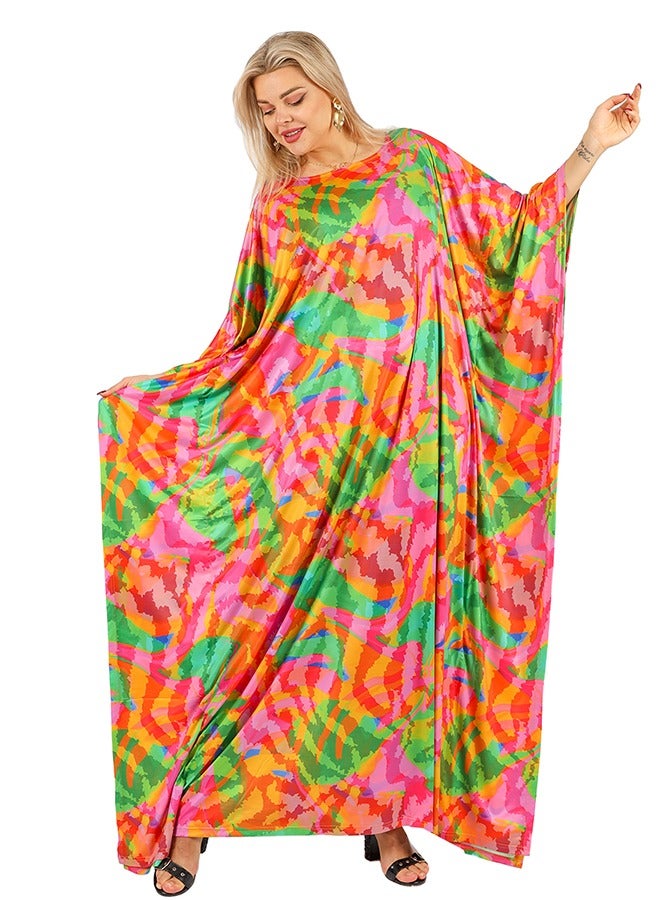 Zmurud Jersey Jalabiya- printed  - Image 1