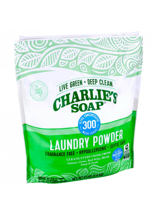 Charlie's Soap Charlies Soap Laundry Powder (300 Loads, 1 Pack) Fragrance Free Hypoallergenic Plant Based Deep Cleaning Laundry Powder Biodegradable Eco Friendly Sustainable Laundry Detergent  - Image 4