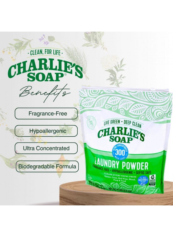 Charlie's Soap Charlies Soap Laundry Powder (300 Loads, 1 Pack) Fragrance Free Hypoallergenic Plant Based Deep Cleaning Laundry Powder Biodegradable Eco Friendly Sustainable Laundry Detergent  - Image 5