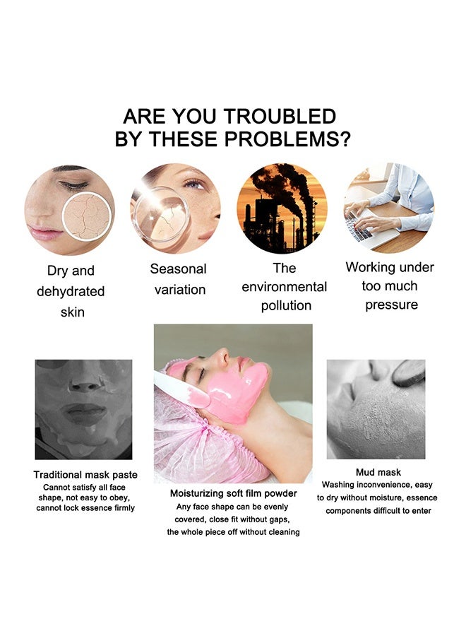 تونيزابري قناع الألوة لتهدئة البشرة وإصلاح أضرار الشمس وترطيبها، مسحوق مرطب شفاف، مسحوق قناع الوجه القابل للإزالة بالألوة فيرا لتهدئة أضرار الشمس وإصلاح وترطيب الوجه، مسحوق قناع وجه مرطب ومغذي شفاف للرجال والنساء 20 جم - Image 4