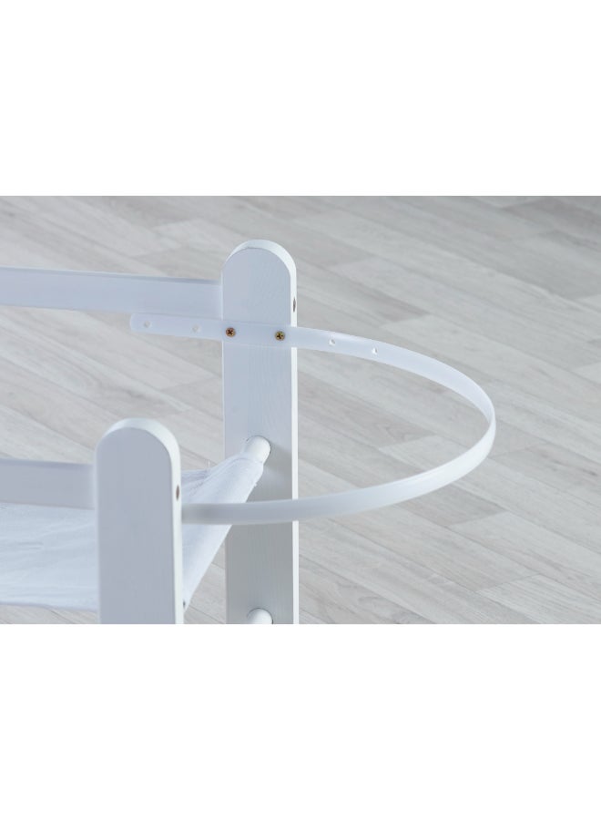 Kinder Valley Little Gem Moses Basket Rocking Stand - White - Image 3