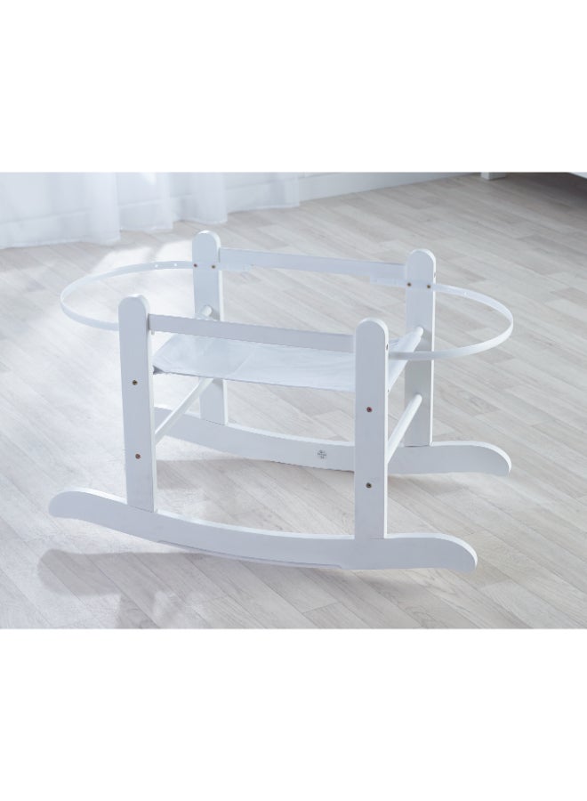 Kinder Valley Little Gem Moses Basket Rocking Stand - White - Image 2