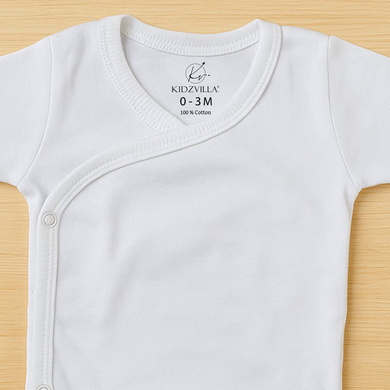 Kidzvilla baby wrap cotton bodysuit (long sleeve) 96012 - Image 2