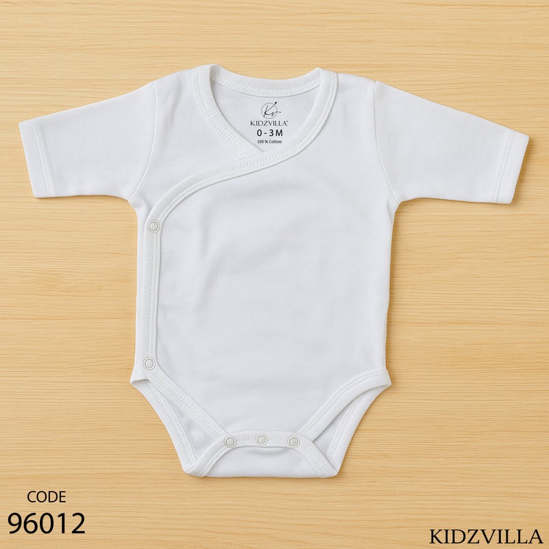 Kidzvilla baby wrap cotton bodysuit (long sleeve) 96012 - Image 1