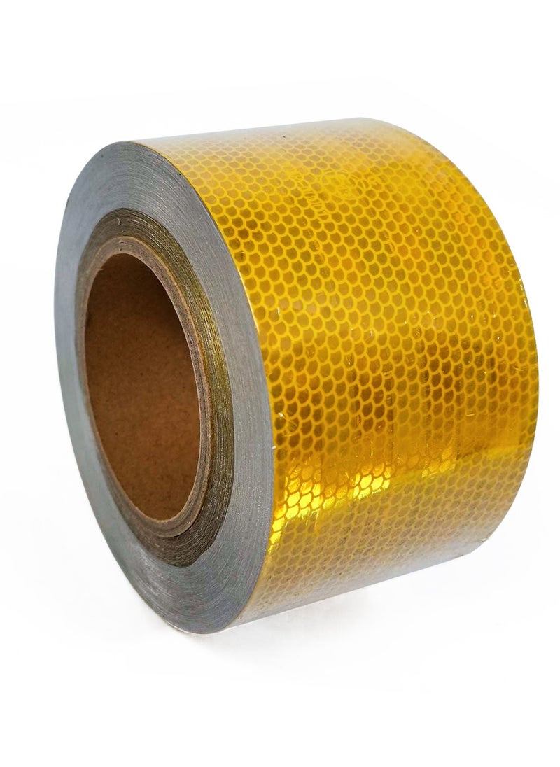 Agc - AGC Premium Quality 25 Meter X 10cm reflective Sticker  Conspicuity Tape for Truck Trailers Shining Truck Reflective Tape SASO 2913 - Image 1
