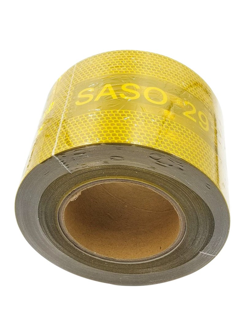 Agc - AGC Premium Quality 25 Meter X 10cm reflective Sticker  Conspicuity Tape for Truck Trailers Shining Truck Reflective Tape SASO 2913 - Image 1