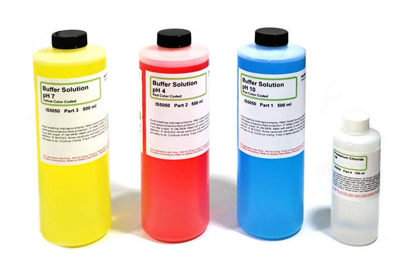 ALDON Innovating Science pH Buffer Calibration Kit - Includes pH 4, 7, 10 Solutions and KCl Storage Solution - Image 2